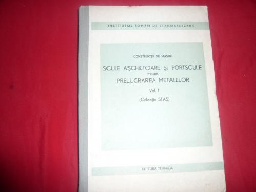 Scule aschietoare si portscule pt.prelucrarea metalelor - 1987