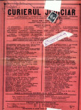 A58 Curierul Judiciar -Anul XL No. 10 - 8 Martie 1931 -timbru
