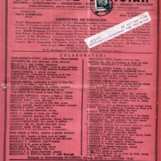 A87 Curierul Judiciar -Anul XL No. 31 - 4 Oct. 1931 -timbru