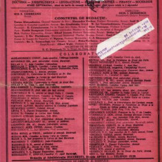 A86 Curierul Judiciar -Anul XL No. 18 - 24 Mai 1931 -timbru