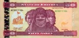 ERITREEA █ bancnota █ 50 Nakfa █ 2004 █ P-7 █ UNC █ necirculata