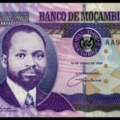 MOZAMBIC █ bancnota █ 20 Meticais █ 2006 █ P-143 █ UNC █ necirculata