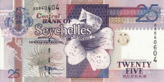 SEYCHELLES ? bancnota ? 25 Rupees ? 1998 ? P-37 ? UNC ? necirculata foto