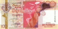 SEYCHELLES ? bancnota ? 100 Rupees ? 2001 ? P-40a ? UNC ? necirculata foto