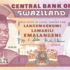 SWAZILAND █ bancnota █ 20 Emalangeni █ 2004 █ P-30b █ UNC █ necirculata