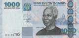 TANZANIA █ bancnota █ 1000 Shillings █ 2006 █ P-36b █ UNC █ necirculata