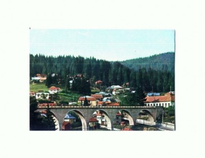 CP140-30 Borsec -Vedere generala -circulata1977 foto