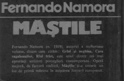Fernando Namora - Mastile foto