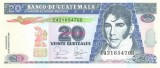 GUATEMALA █ bancnota █ 20 Quetzales █ 2006 █ P-112a █ UNC █ necirculata