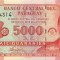 PARAGUAY █ bancnota █ 5000 Guaranies █ 2005 █ P-223a █ Serie D █ UNC necirculata