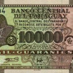PARAGUAY █ bancnota █ 10000 Guaranies █ 2004 █ P-224a █ Serie C UNC necirculata