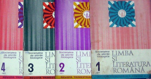 Limba si literatura romana nr 1-4 1977 foto mare Limba si literatura romana nr 1-4 1977 foto mare