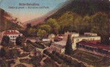Baile Herculane,cazinoul si parcul, circulat 1928