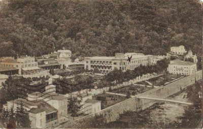 Baile Herculane,vedere generala, circulat, 1931 foto