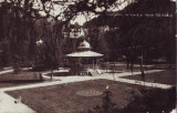 Slanic,Moldova- pavilionul de muzica, foto, circulat, 1927