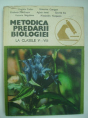 Virginia Todor, s.a. - Metodica predarii biologiei (cl. V-VIII) foto