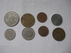 + Lot 8 monede Romania dupa revolutie + foto