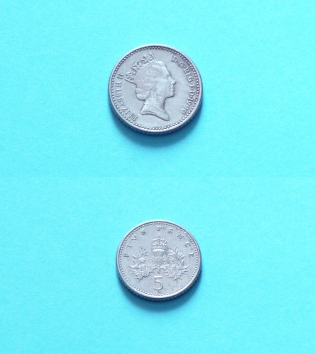 MAREA BRITANIE - 5 PENCE 1990 MAREA BRITANIE - 5 PENCE 1990