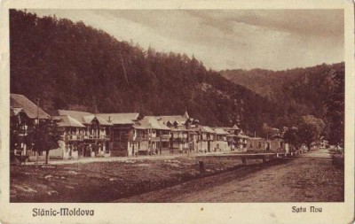 2440 Slanic Moldova Satul Nou circulat slanic hotin 1930 foto