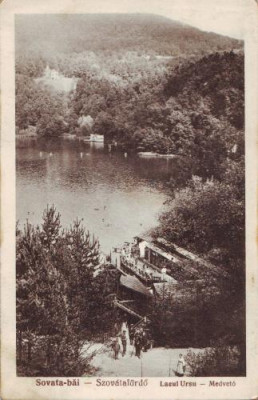 2458 Lacul Ursu Animata fotograf circulat 1928 foto