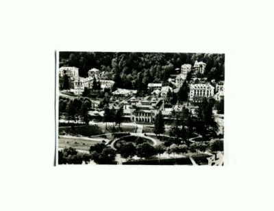 CP147-03 Slanic-Moldova -Vedere -RPR -sepia -necirculata foto