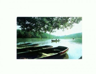 CP134-04 Sibiu, Lacul din Dumbrava -circulata 1968 foto