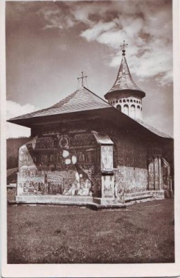 2547 Manastirea Voronet foto UNC anterior 1948 foto
