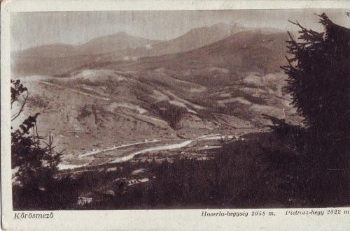 2558 Muntii Rodnei Vf Pietrosu UNC interbelic 2558 Muntii Rodnei Vf Pietrosu UNC interbelic