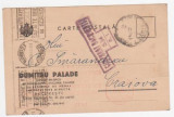 C.p. de afaceri antet Dumitru Palade Depozit de faianta Bucuresti 1943,cenzura, Circulata, Fotografie