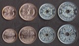 DANEMARCA █ SET DE MONEDE █ 25, 50 Ore, 1, 2 Kroner █ 2007 █ UNC, Europa