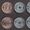 DANEMARCA █ SET DE MONEDE █ 25, 50 Ore, 1, 2 Kroner █ 2007 █ UNC