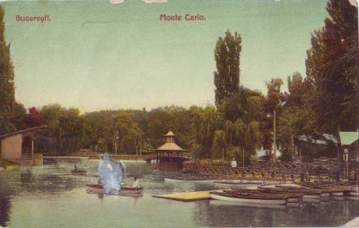 Bucuresti, restaurantul Monte Carlo, circulat 1916 foto