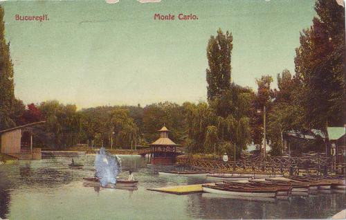 Bucuresti, restaurantul Monte Carlo, circulat 1916