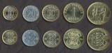 ESTONIA █ SET COMPLET DE MONEDE █ 10+20+50 Senti +1+5 Krooni █ 1994-2006 █ UNC