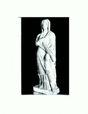 CP147-61 Muzeul Judetean Deva -Statuie funerara -necirculata foto