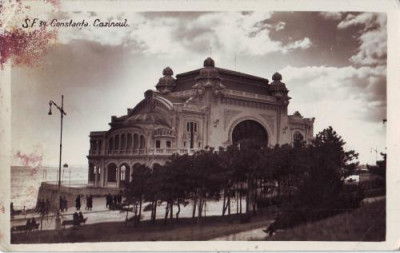 Constanta, cazinou, foto, circulat, 1939 foto