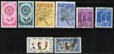 Italia - EUROPA CEPT, 4 serii stampilate KJ24 foto