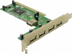 Placa PCI cu 4+1 Porturi USB 2.0 - 89028 foto