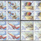 Bulgaria 1989-AVIATIE SPORTIVA PARASUTISM, PLANORISM, serie MNH bloc de 4, F119