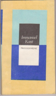 Immanuel Kant / PROLEGOMENE foto