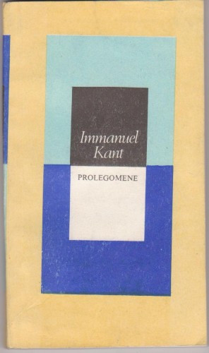 Immanuel Kant / PROLEGOMENE