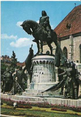 Cluj - Statuia lui Matei Corvin foto
