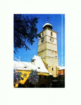 CP135-67 Turnul Sfatului -Sibiu -necirculata foto