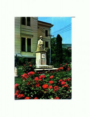 CP135-30 Ramnicu Valcea, Statuia lui Anton Pann -circ. 1979 foto