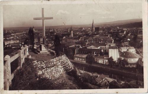 Cluj vedere partiala,circulat 1942 Cluj vedere partiala,circulat 1942