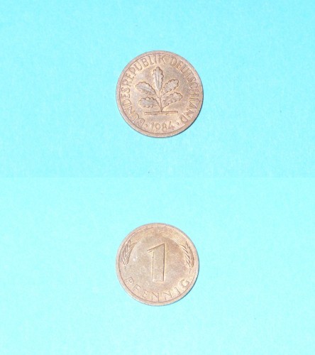 R.F.G. - 1 PFENNIG 1984 D R.F.G. - 1 PFENNIG 1984 D