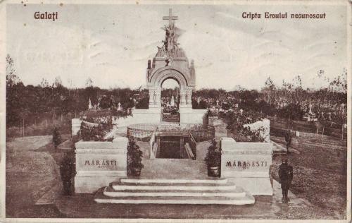 2243Galati,cripta eroului necunoscut,circulat 1938 2243Galati,cripta eroului necunoscut,circulat 1938