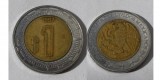 MEXIC 1 PESO 1997 BIMETAL **, America de Nord