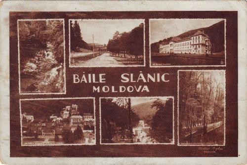 Baile Slanic Moldova,vedere multipla,1946 Baile Slanic Moldova,vedere multipla,1946