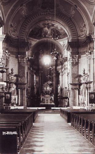 2286 Lipova interior biserica,UNC,1938